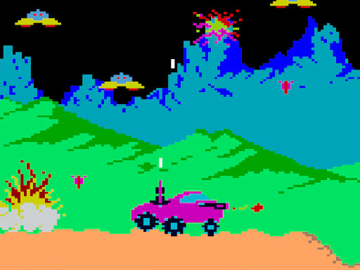 Moon Patrol Game Image Moon Patrol Game